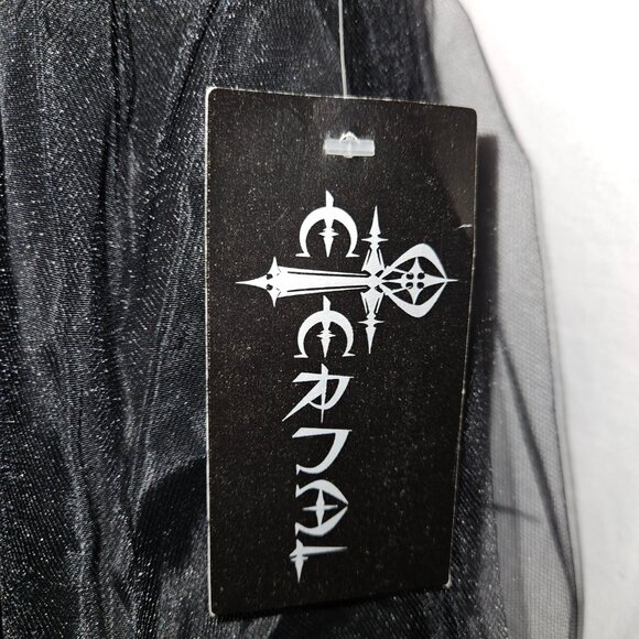 NWT LAST Gothic Prom Ballgown Floor Length Dress SMALL - Picture 5 of 15